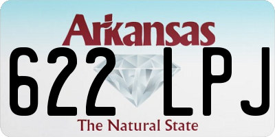 AR license plate 622LPJ