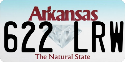 AR license plate 622LRW