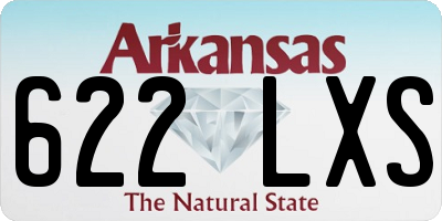 AR license plate 622LXS