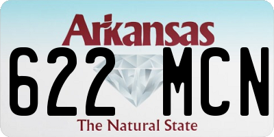 AR license plate 622MCN