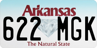 AR license plate 622MGK