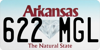 AR license plate 622MGL