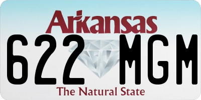 AR license plate 622MGM