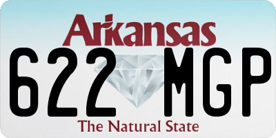 AR license plate 622MGP