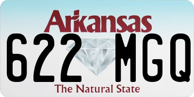 AR license plate 622MGQ