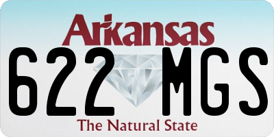 AR license plate 622MGS