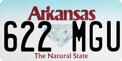 AR license plate 622MGU