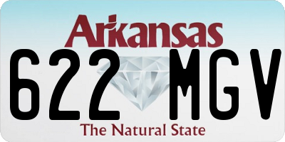 AR license plate 622MGV