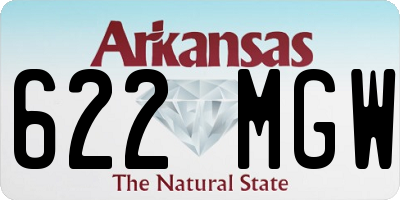 AR license plate 622MGW
