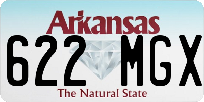 AR license plate 622MGX