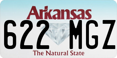 AR license plate 622MGZ