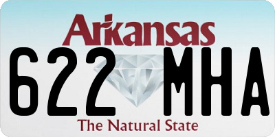 AR license plate 622MHA