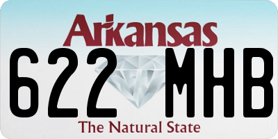 AR license plate 622MHB