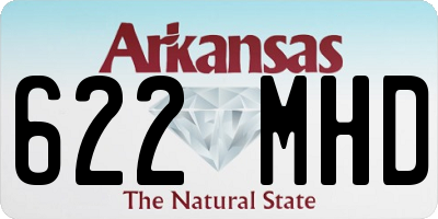 AR license plate 622MHD