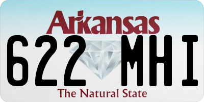 AR license plate 622MHI