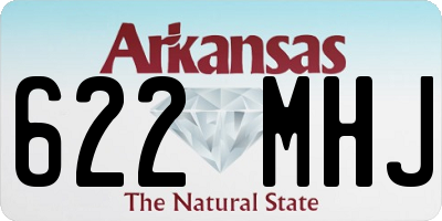 AR license plate 622MHJ