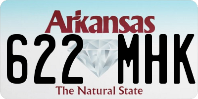 AR license plate 622MHK