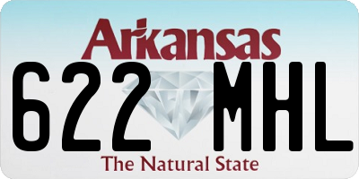 AR license plate 622MHL