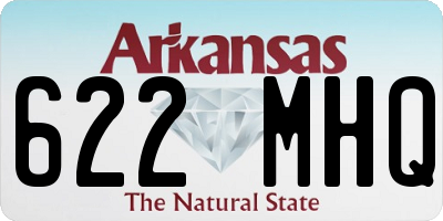 AR license plate 622MHQ
