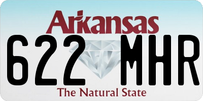 AR license plate 622MHR