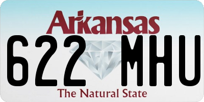 AR license plate 622MHU