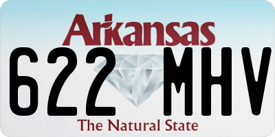 AR license plate 622MHV