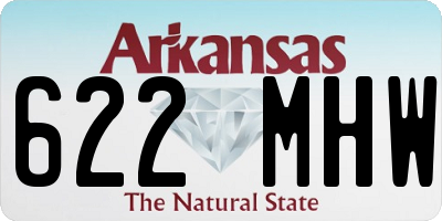AR license plate 622MHW