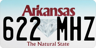 AR license plate 622MHZ