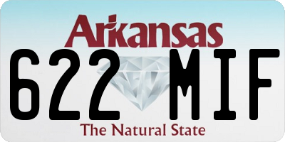 AR license plate 622MIF