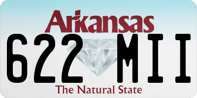 AR license plate 622MII