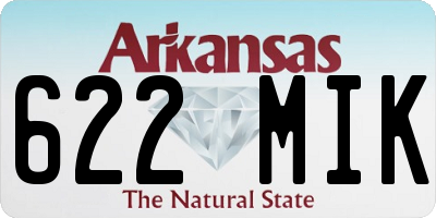AR license plate 622MIK
