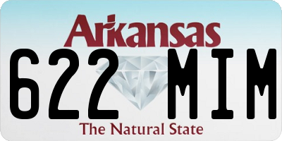 AR license plate 622MIM