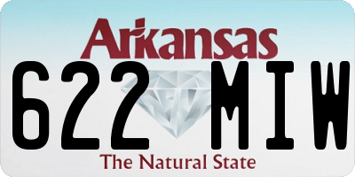 AR license plate 622MIW