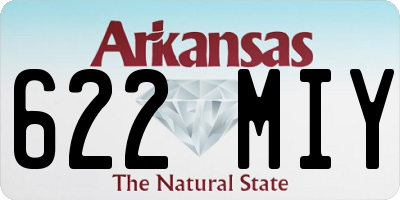 AR license plate 622MIY