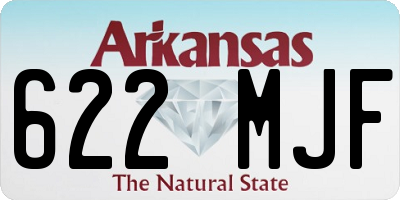 AR license plate 622MJF
