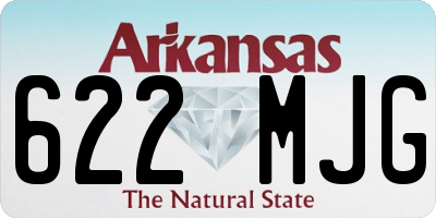 AR license plate 622MJG