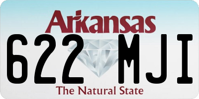 AR license plate 622MJI