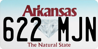 AR license plate 622MJN