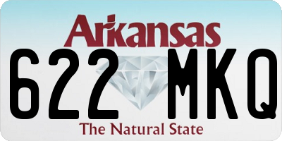 AR license plate 622MKQ