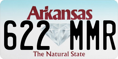 AR license plate 622MMR