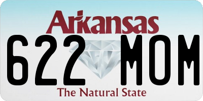 AR license plate 622MOM