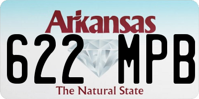 AR license plate 622MPB