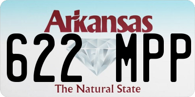AR license plate 622MPP