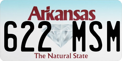 AR license plate 622MSM