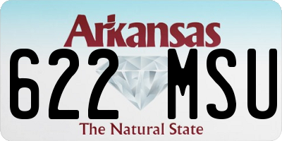 AR license plate 622MSU