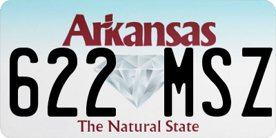 AR license plate 622MSZ