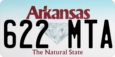 AR license plate 622MTA