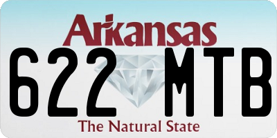 AR license plate 622MTB