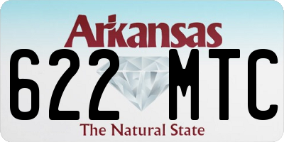 AR license plate 622MTC