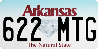 AR license plate 622MTG